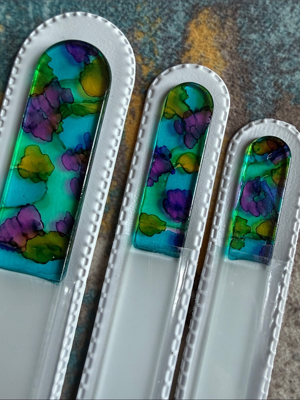 Handcrafted Forever Glass Nail Files (Set of 3)